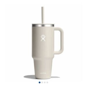 Hydro Flask Beige Tumbler with Handle